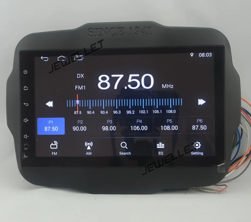 10," четырехъядерный Android 8,1 Автомобильный gps Радио навигатор для Jeep Renegade- с 4G/Wifi DVR OBD