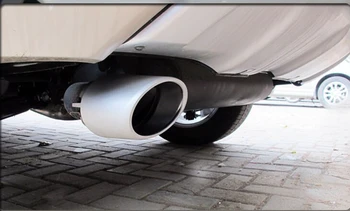 

for 2009 - 2015 Renault Koleos dedicated throat modified special tail pipe aluminum thickening end pipe decoration for refires