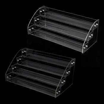

2pcs, Spectacles Eyeglasses Display Stands Frames, Lipstick Storage Acrylic Nail Polish Racks Shelfs, 3 Layers 4 Layers,
