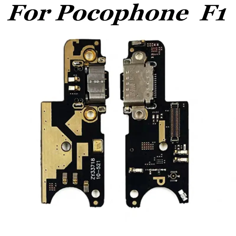 Оригинальный зарядный USB-порт для Xiaomi Pocophone Poco F1 гибкий кабель штекер зарядного