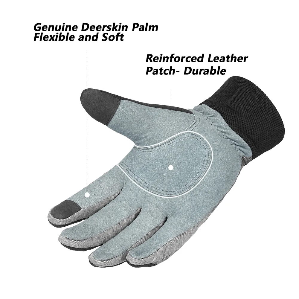 Tanie OZERO Winter Warm rękawiczki męskie praca kierowcy wiatroszczelna TPU ochronny zabezpieczający nosić bezpieczeństwa pracy dla mężczyzn kobieta 8018