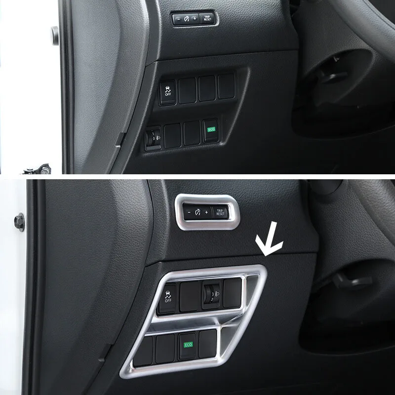 Для Nissan Qashqai J11 2015-2018 ABS матовая/углеродное волокно Кнопка регулировки фары кнопка