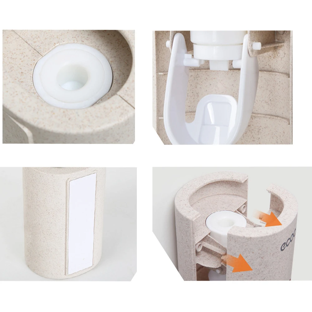 Dust Proof Hotel Home Rack Automatic Dispenser Non Toxic Stand Toothpaste Squeezer Bathroom Accessories Wall Mounted Family