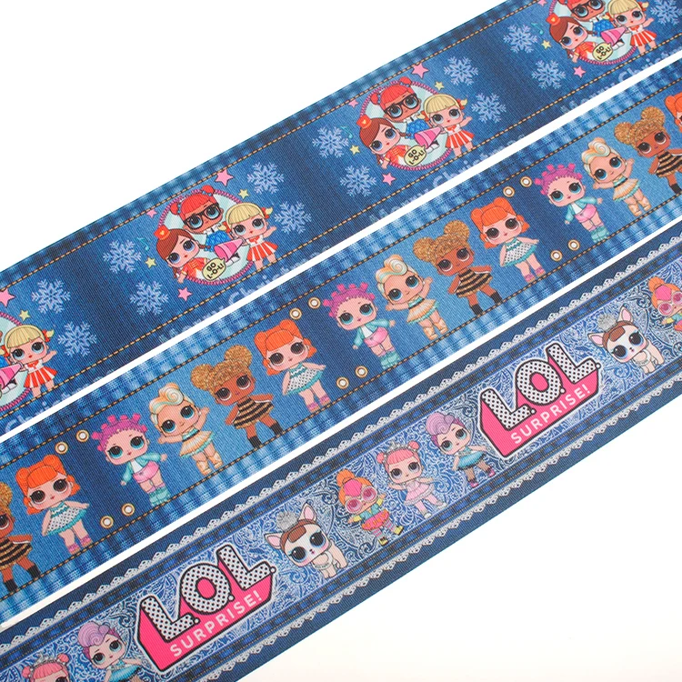 Diy платье аксессуаров луки ленты Новый 50 ярдов 3 &quot75 мм деним Grosgrain бантами и