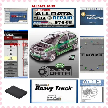

Alldata auto repair software v10.53 all data 50 in 1TB HDD mit//chell OD5 vivid workshop data atsg Elaswin Hard Disk DHL Free