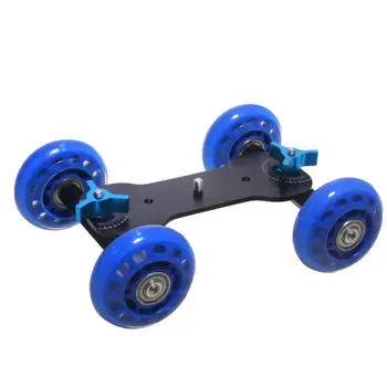 

hot Desktop Camera Rail Car Table Dolly Car Video Slider Track For 7D 550D 5D2