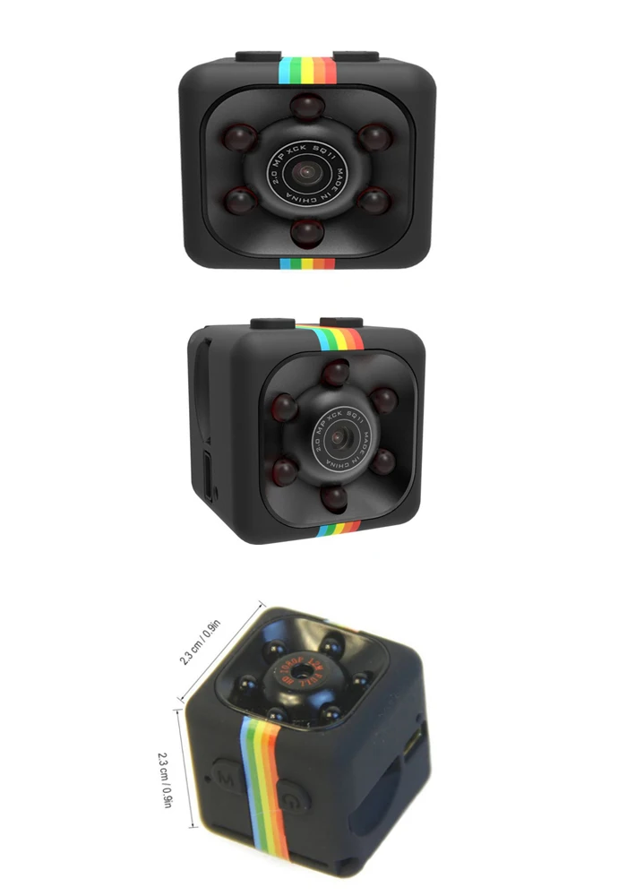 SQ11 1080 P Мини-видеокамера для подводной съемки на глубине до мини Камера для подводной съемки на глубине до инфракрасный Ночное видение Камера автомобиль Mini DV Цифровая Видео Регистраторы