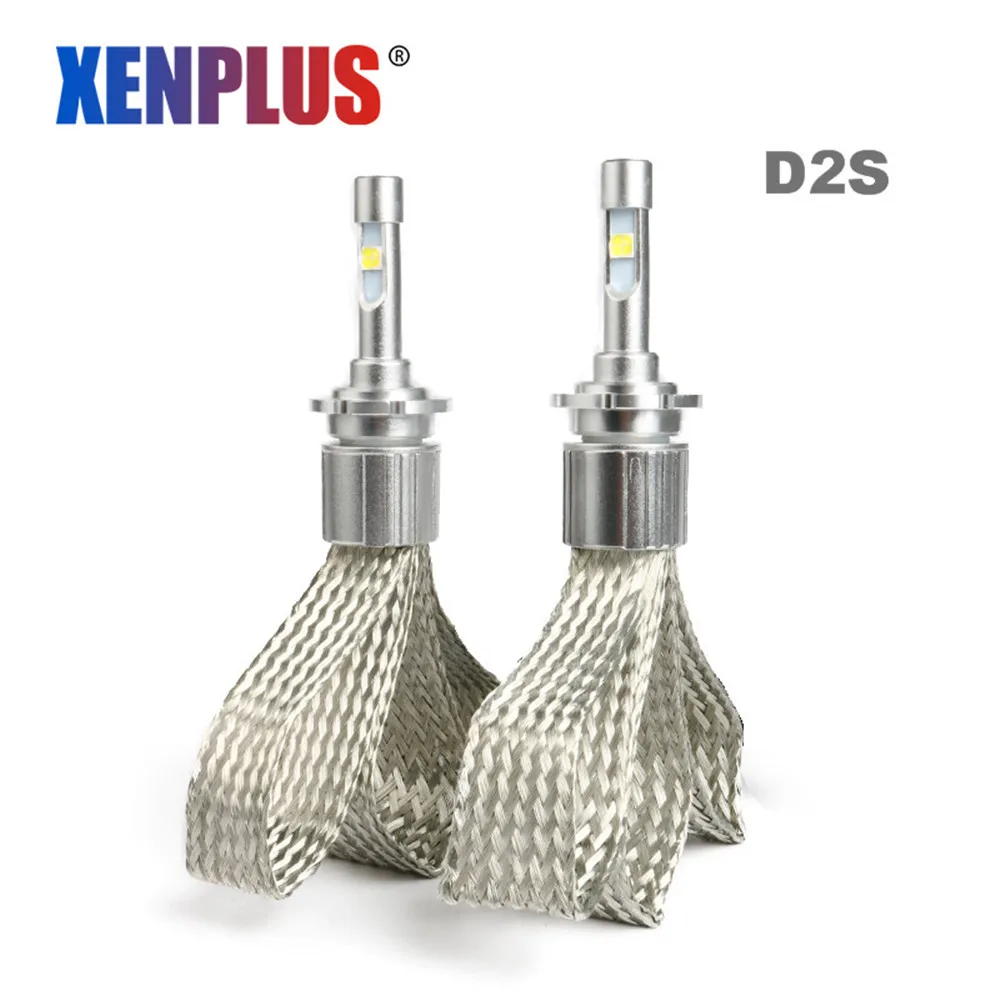 Xenplus H7 Автомобильные фары Cree XHP50 чип D2S H1 H3 H11 9005 HB3 HB4 H27 9006 H4 Hi Lo луч Светодиодная лампа для автоматического R5 9600LM 80 W 12 V