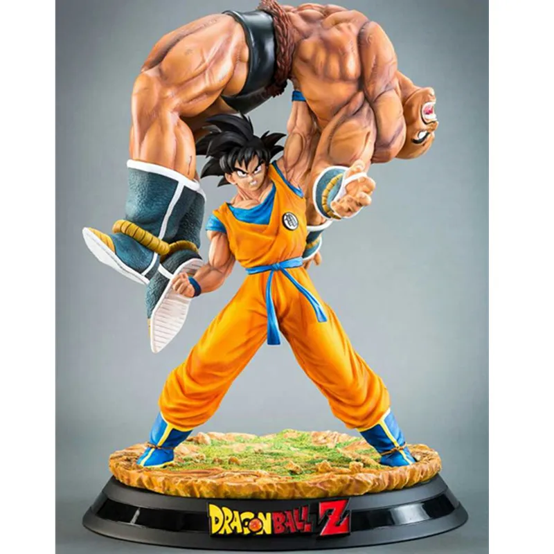 Аниме Dragon Ball Z Super Saiyan Son Goku VS наппа битвы сцены 1/6 смола статуя фигурка куклы G2385