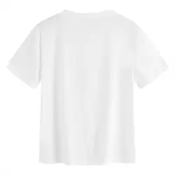 Абстрактная пара летняя футболка Женская Повседневная Печать Топы женские свободные короткий рукав хлопок футболка Женская Harajuku белая