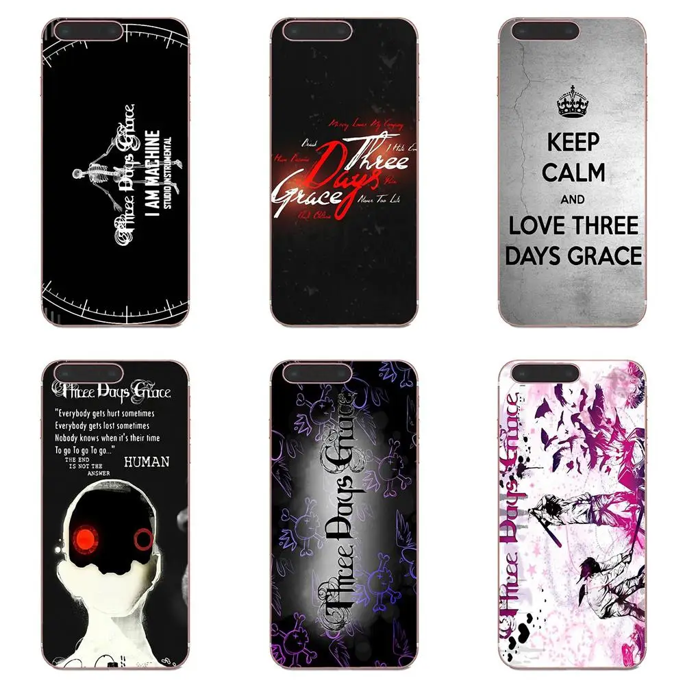 

For Xiaomi Redmi Mi Note 7 8 9 SE Pro Lite Go Play Soft Silicone TPU Transparent Accessories Case Three Days Grace