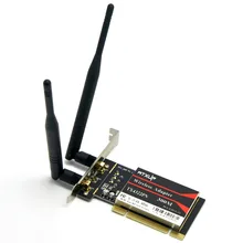 WTXUP Broadcom BCM4322 802.11n 300 Мбит/с Беспроводная PCI WLAN карта настольный PCI WiFi адаптер для MAC/Windows 7/8/10/Linux