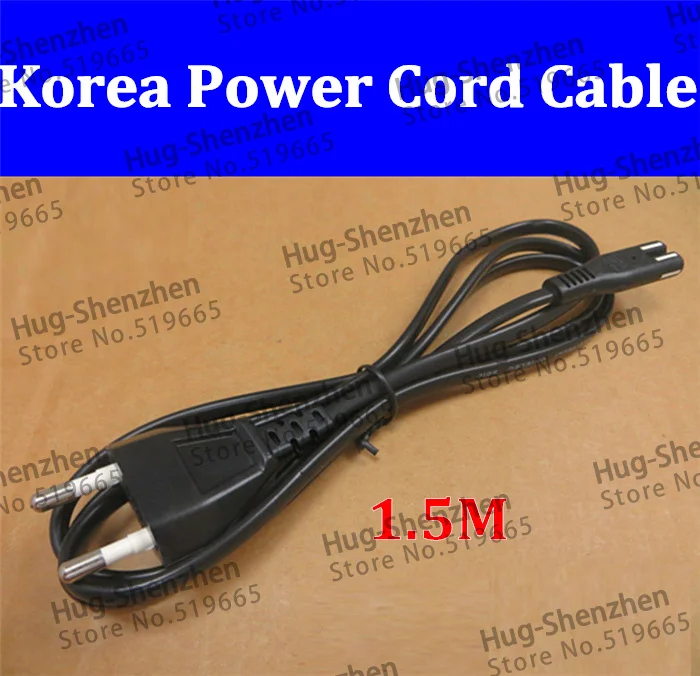 High qualit 5pcs 1.5M Korea Power Cord Cable with 2 Prong for Korea ...
