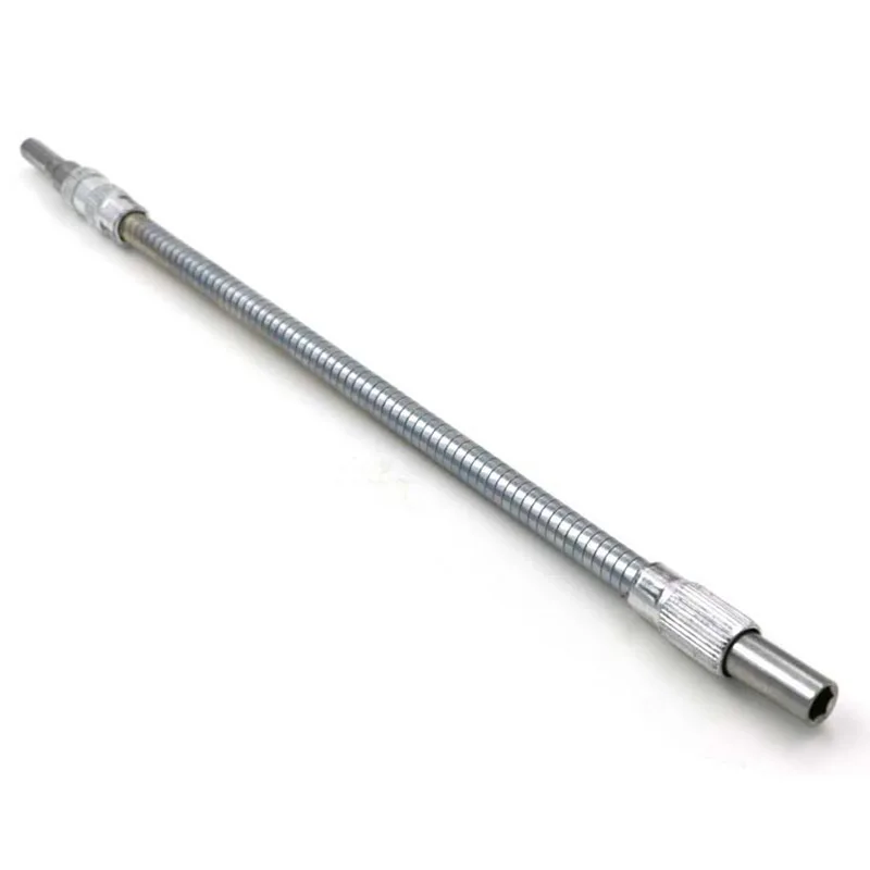 

2PCS/LOT 300mm Multi-function Metal Soft Flexible Shaft 1/4 '' 6.35mm Hex Shank Extension Screwdriver Drill Bit Holder,