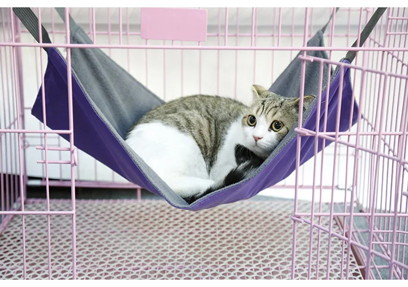 Нейлон Товары для кошек висит кровать Мелких Животных hammcok котенок Подушки дом флис внутри
