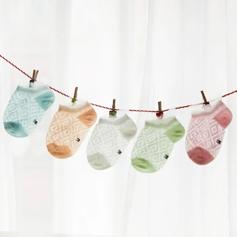 5Pairs/lot Infant Baby Socks Summer Mesh Socks for Girls Cotton Newborn Boy Toddler Socks Baby Clothes Accessories 2019 New 5Pairs/lot Infant Baby Socks Summer Mesh Socks for Girls Cotton Newborn Boy Toddler Socks Baby Clothes Accessories 2019 New