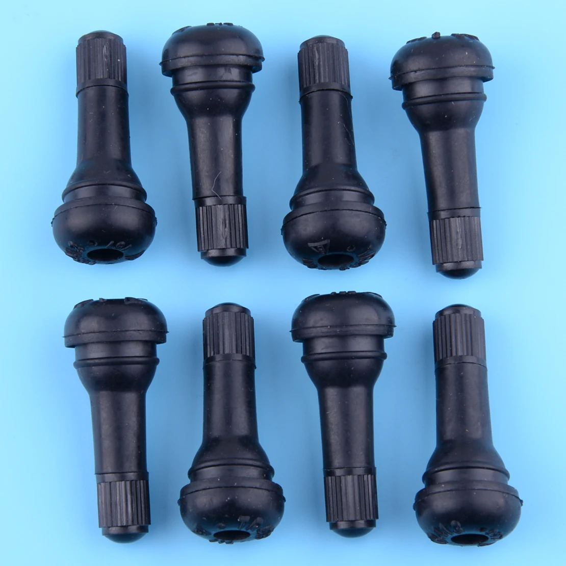 

CITALL Black Rubber 25Pcs/set TR413 Car Wheel Snap-In Tire Valve Short Stems Industrial Replacement