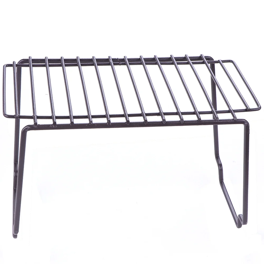 

Wrought iron tableware jar rack kitchen free punching materials floor storage rack WY7101423