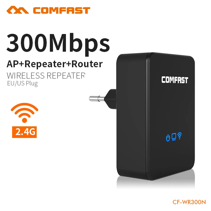 

Wireless-n homeplug wi fi repeater 300mbps router wireless router signal wifi amplifier english firmware COMFAST CF-WR300N