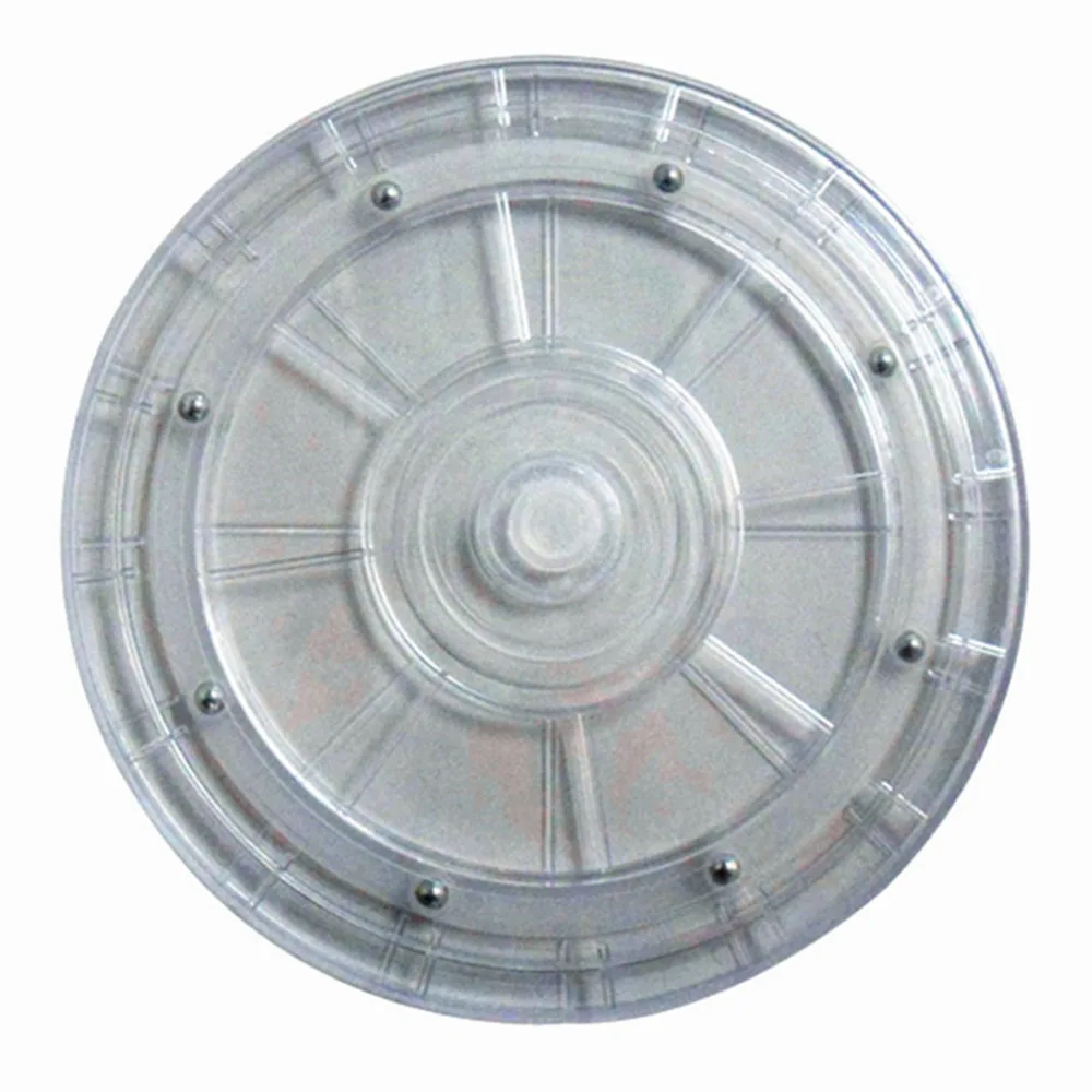 

23CM Plastic manual turntable transparent acrylic turntable TV furniture rotating base accessories