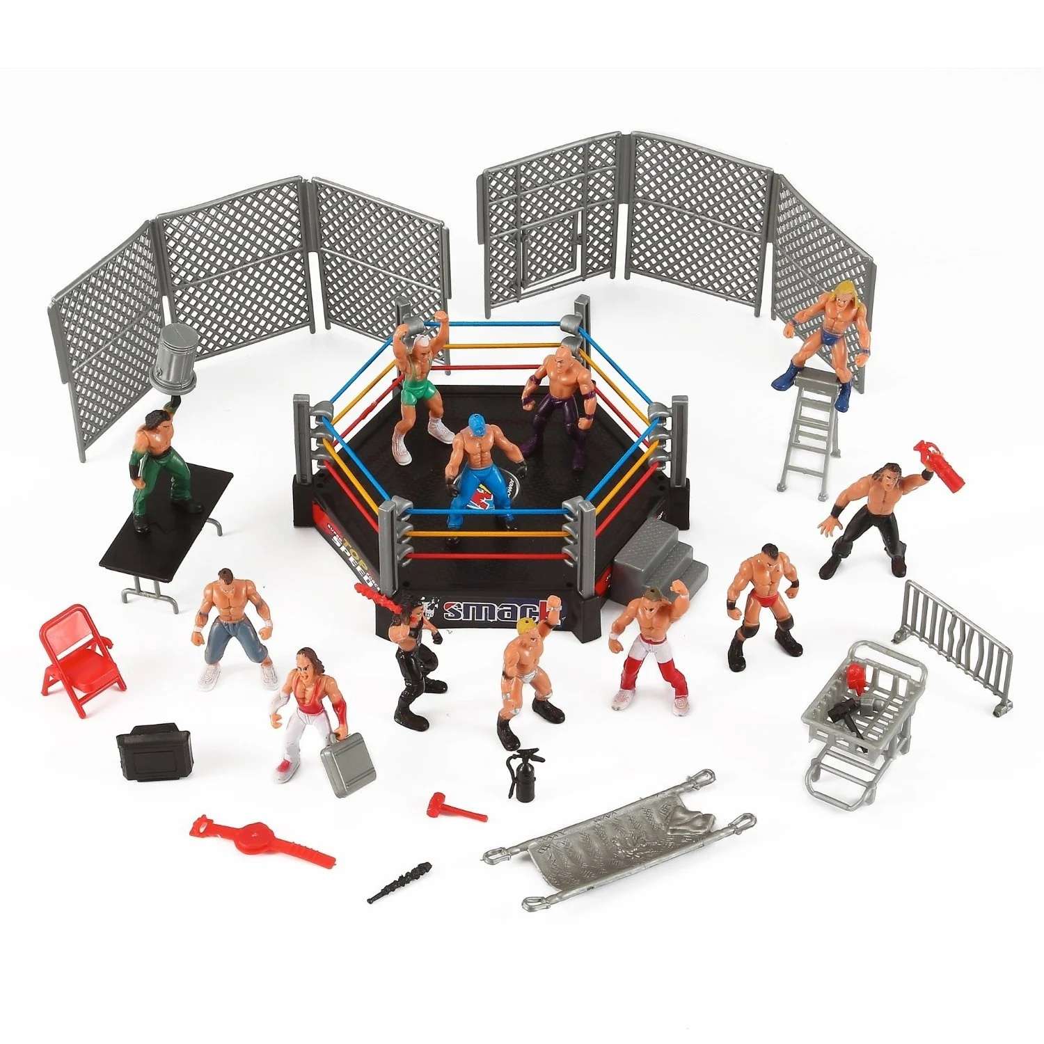 

Liberty Imports Wrestling Ring Playset with & Accessories