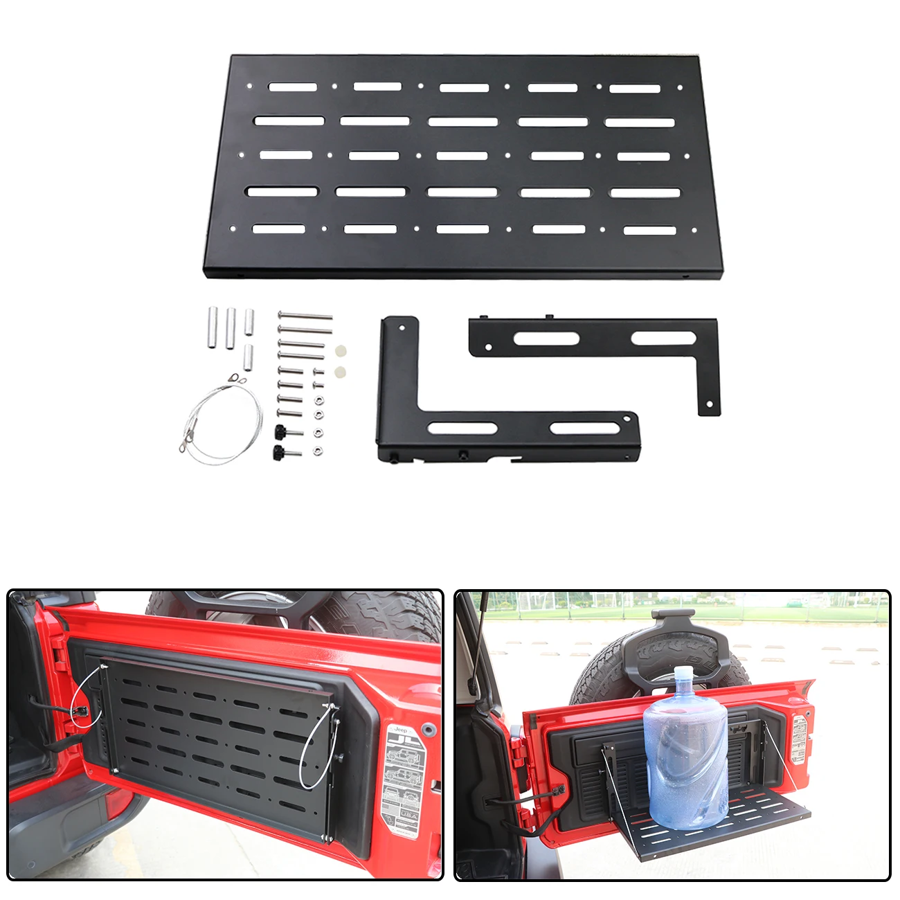 Для Jeep Wrangler JL JLU Складная стойка для задней двери багажника грузовая багажная
