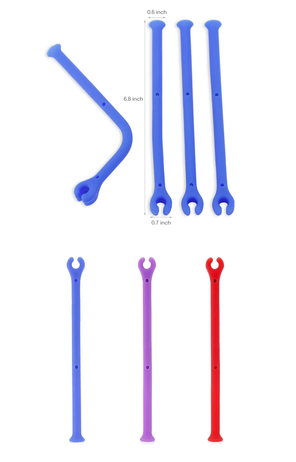 Flexible Stemware Saver Silicone Wine Glass Bracket Goblet Holder Hanging Rack Kitchen Tools Bar Supplies