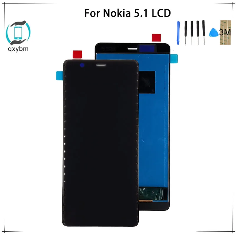 

5.5" 2160x1080 For Nokia 5.1 LCD Display Touch Screen Digitizer Assembly Replacement Parts with 3M Sticker and tool