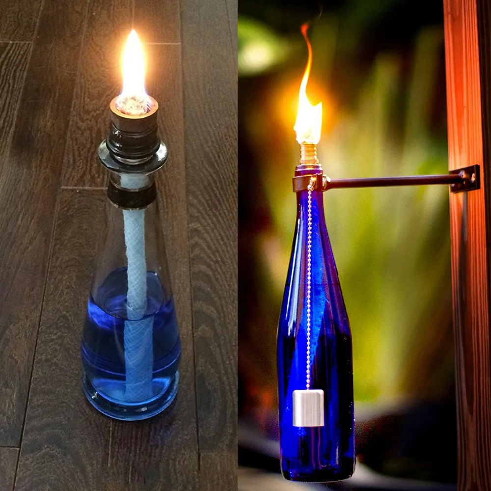 5Pcs 6mm Fiberglass wick alcohol kerosene oil lamp candle fuel  OQyu