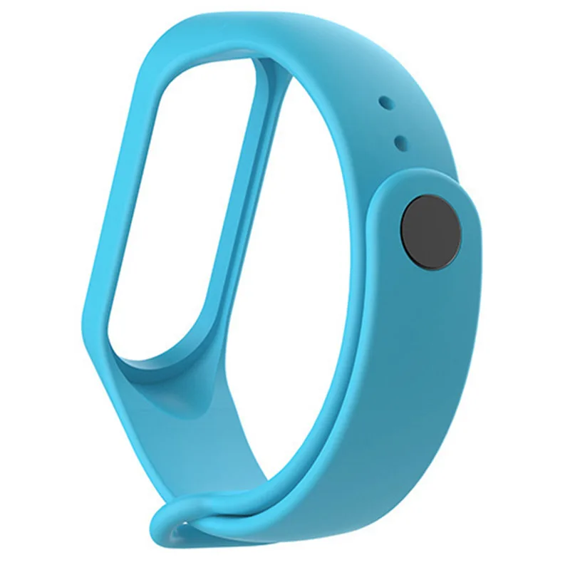 Blue Strap Xiaomi mi ремешок 3/4 ремешок для часов Силиконовый ремешок для Xiaomi mi 3 аксессуары браслет mi Band 3 ремешок для смарт-браслета - Цвет: Blue Strap