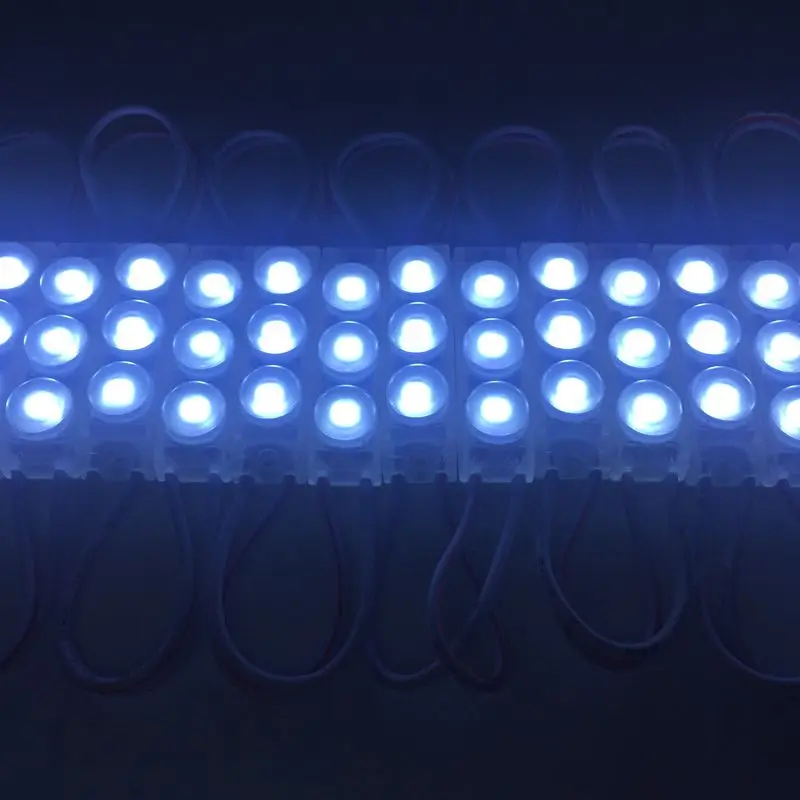 100 шт. 2835 SMD 3 светодиодный мини модуль 40*10 мм IP68 Водонепроницаемый Инжекционный
