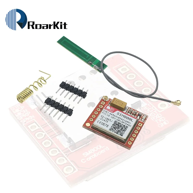 Маленький модуль SIM800L GPRS GSM карта MicroSIM Core BOard четырехдиапазонный ttl последовательный порт с антенной