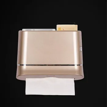 

Fashion gold bathroom ABS material paper holder,bathroom accessories,paper case public products