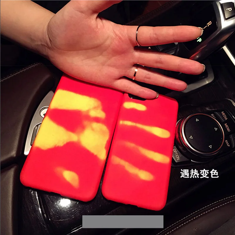 

Case for Apple iPhone 8 7 Plus X XS Capa Discoloration Magic Discolor Phone Cover For iPhone 6s Plus 7 8 half-wrapped Case Coque