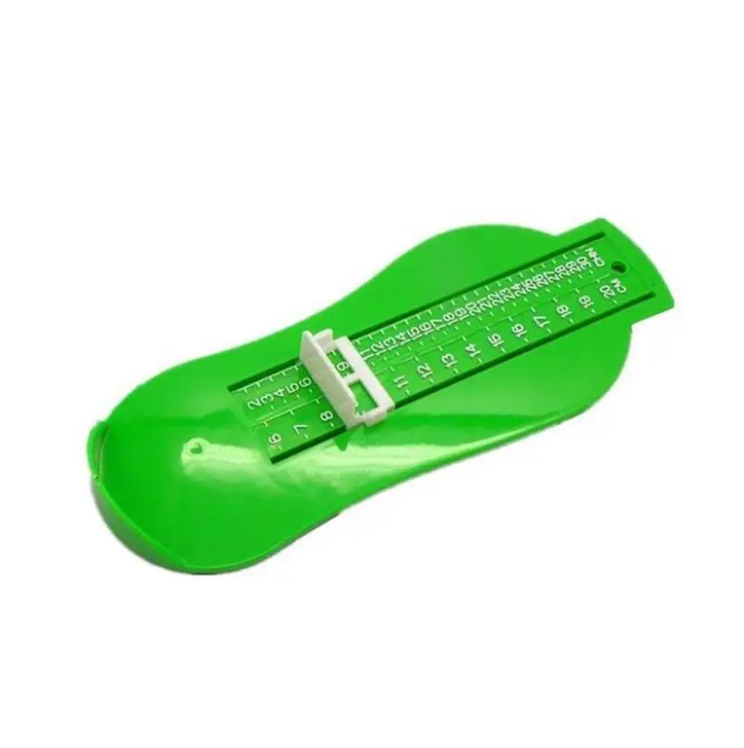 Детская обувь; размер обуви; измерительный инструмент; комплект линеек для младенцев; хороший инструмент для выбора подходящей обуви; любящая малышка - Color: Green