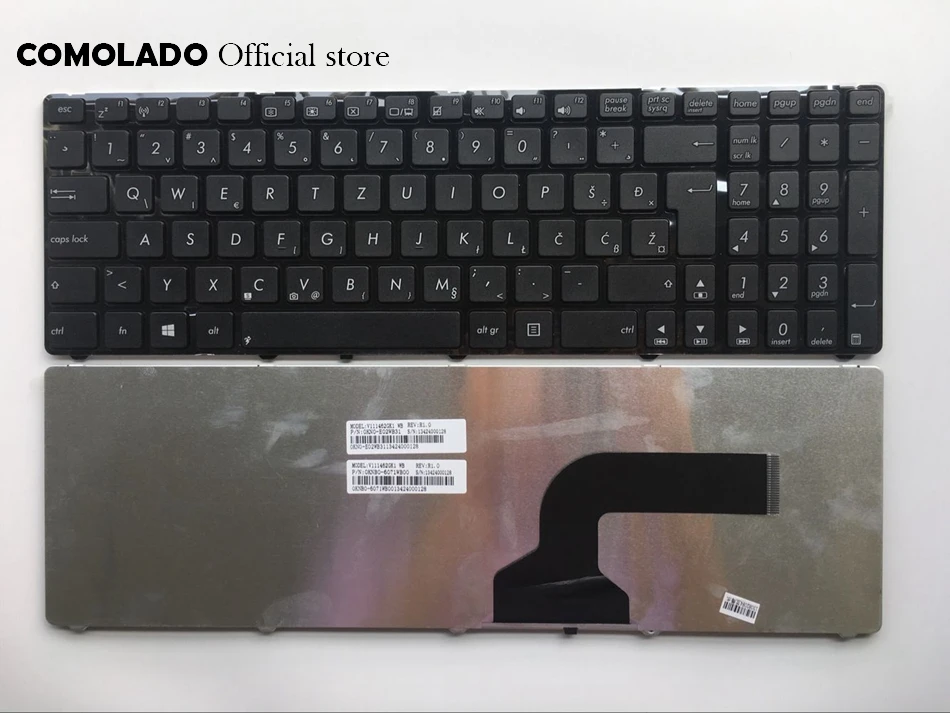 WB Западная балкана клавиатура для ASUS K52J N50 K52 A53 G60 N73 F50 N61 G72 G51 N71 N53 F50N F50Q F50S черная