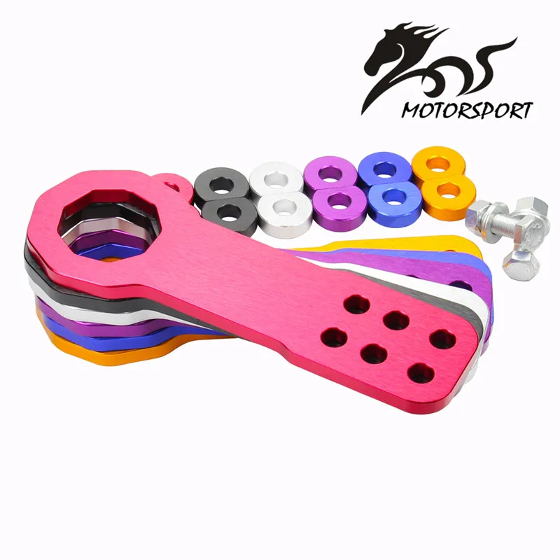 Jdm البليت الألومنيوم العالمي جبهة هوك السحب مع شعار