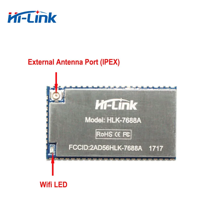 2 шт./лот UART к Ethernet встроенный беспроводной роутер под прошивку OpenWRT модуль умный дом MT7688 RS485 Базовая частота 580 МГц