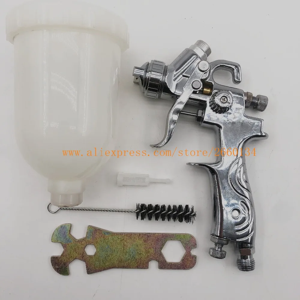

1.0mm spray gun paint spray gun mini spray gun Gravity Feed Paint pot volume 250ml mini paint sprayer air riffle gun spray lance