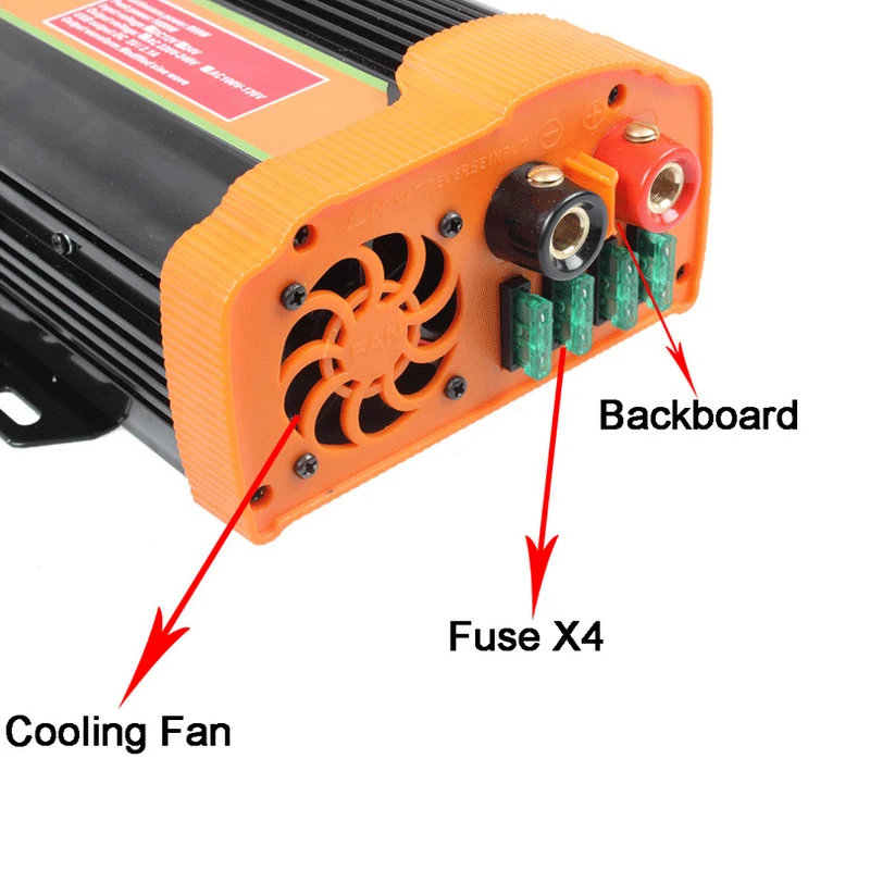 1000W household power conversion car inverter 12V to 220V solar inverter5