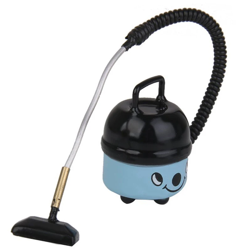 New 1/12 Dollhouse Miniature Vacuum Cleaner dollhouse Accessory Black