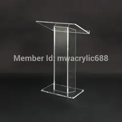 Бесплатная доставка Soundness современный дизайн дешевые акриловые Lectern plexiglass