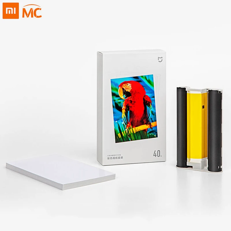 

Xiaomi Photo Printer paper set Heat Sublimation Finely Restore True Color Auto Multiple Wireless Remote Portable printer