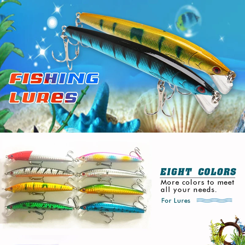 Minnow Fishing Lure 18cm 23.8g Hard Wobblers Crankbait 3D Eyes Bait Artificial Trout Pike Carp Fishing Accessories (2)