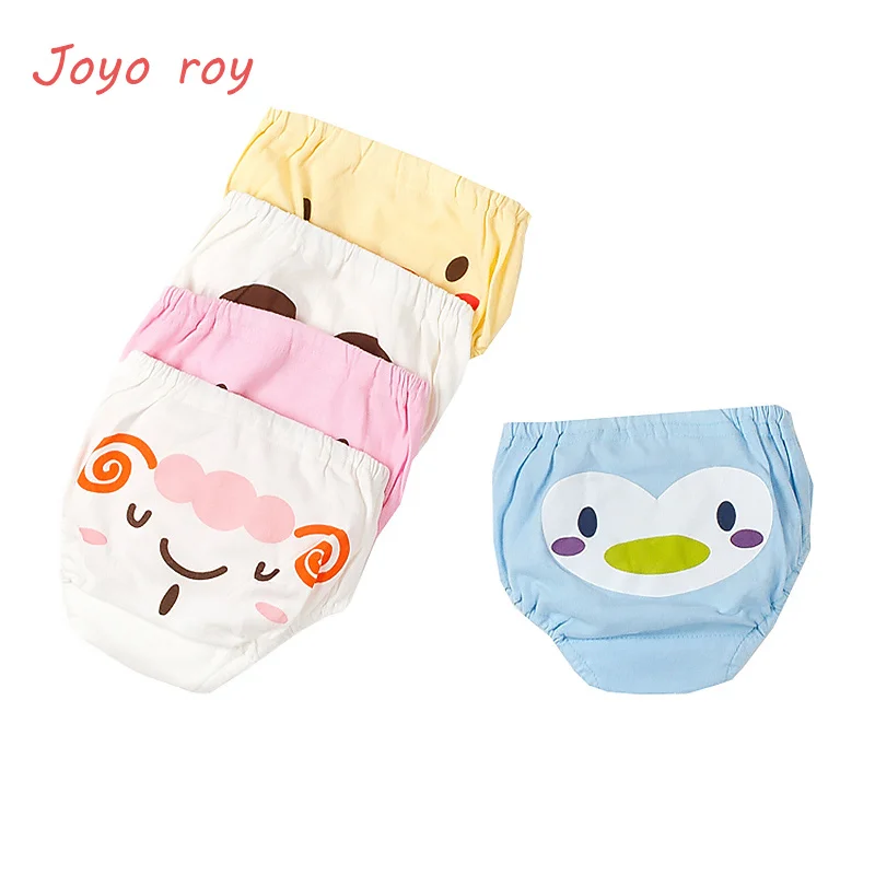 

Cute Cartoon Animal Baby Underwear 5pc/set Underpants Summer Breathable Pants For Baby Girls Boys Shorts Infant Training Pants