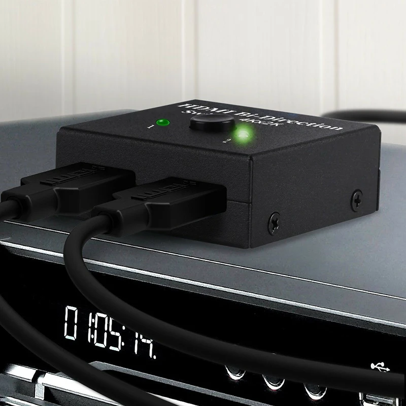 HDMI 2 0 двухнаправленный интеллектуальный коммутатор 4K x 2K 2x1 1x2 HD двунаправленный