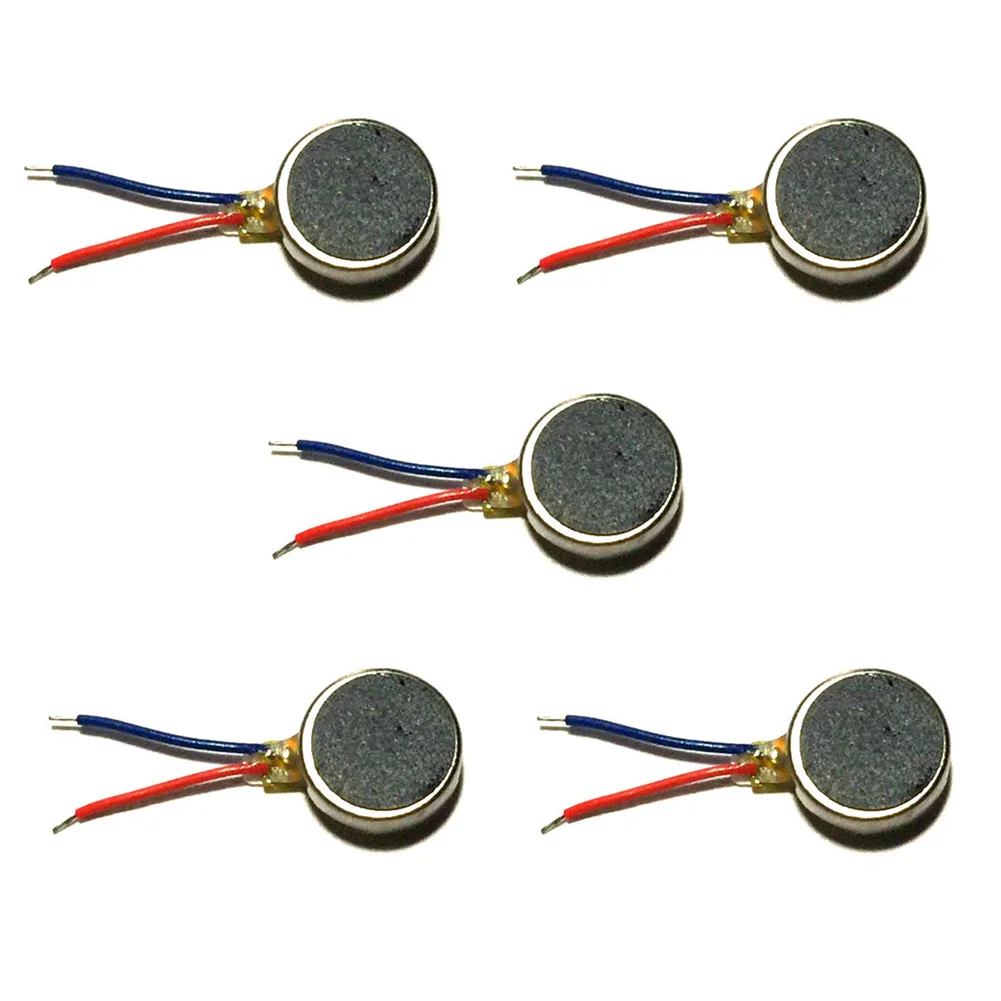 Запасные аксессуары для мастерской двигатель плоский DIY DC Micro с кабелем драйвер привода Монета Вибратор задний клей матовый
