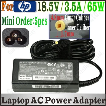 

DHL Ship, AC Power Adapter Charger 18.5V 3.5A For hp compaq pavilion DV1000 DV2000 TC1000 X1300 V3000 520 Connector 4.8mm 1.7mm