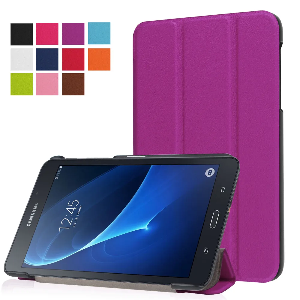 

For Samsung Galaxy Tab A 7.0 T280 T281 T285 SM-T280 SM-T285 Tablet Ultra Slim Magnetic Stand PU Leather Cover Protective Case
