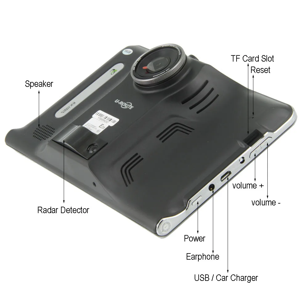 Wifi Android 4.4 камера DVR для автомобиля и мотоцикла GPS навигация радар детектор быстрая